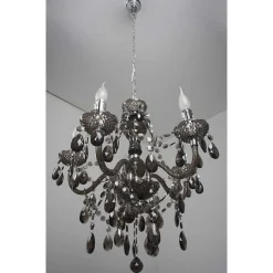 Lustre Delhi Noir, 5 Lumieres