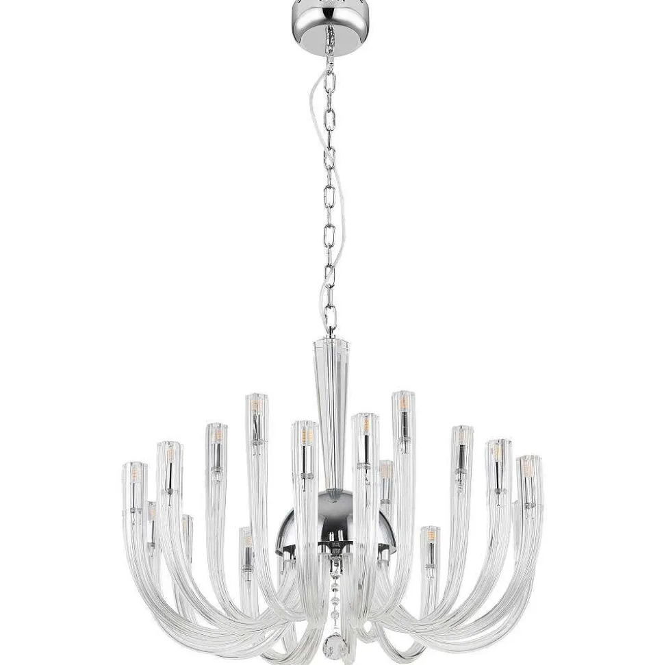 Lustre Globo Akko Chrome, 18 Lumieres