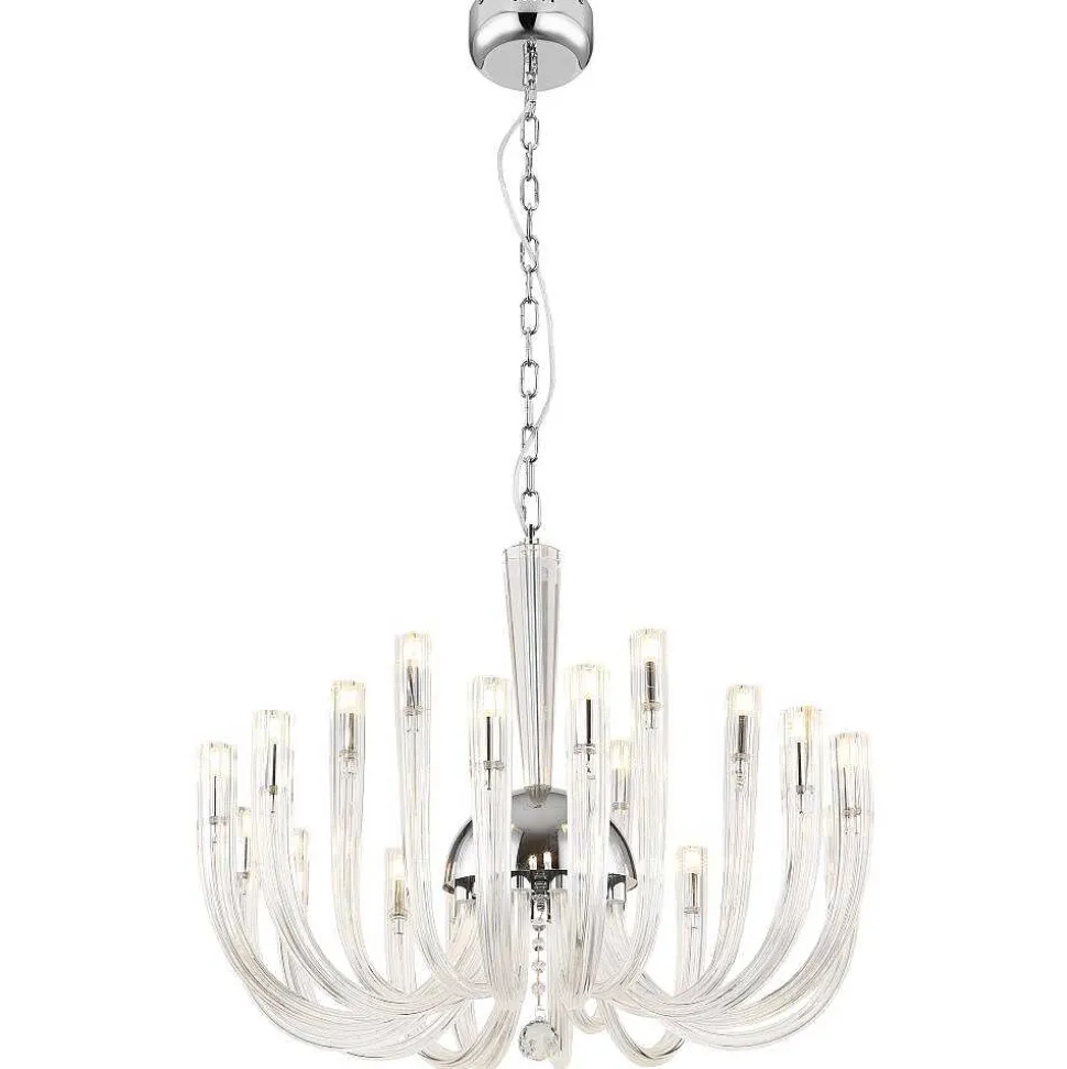 Lustre Globo Akko Chrome, 18 Lumieres
