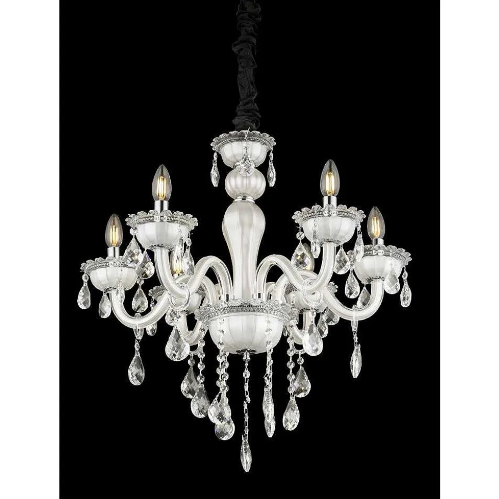 Lustre Globo Blanc, 6 Lumieres