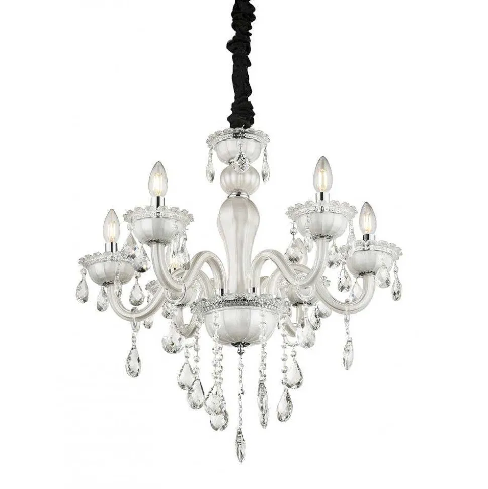 Lustre Globo Blanc, 6 Lumieres