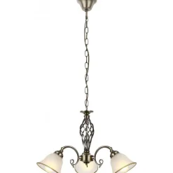 Lustre Globo Blanc, 3 Lumieres