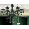 Lustre Globo Cuimbra I Chrome, Noir, 6 Lumieres