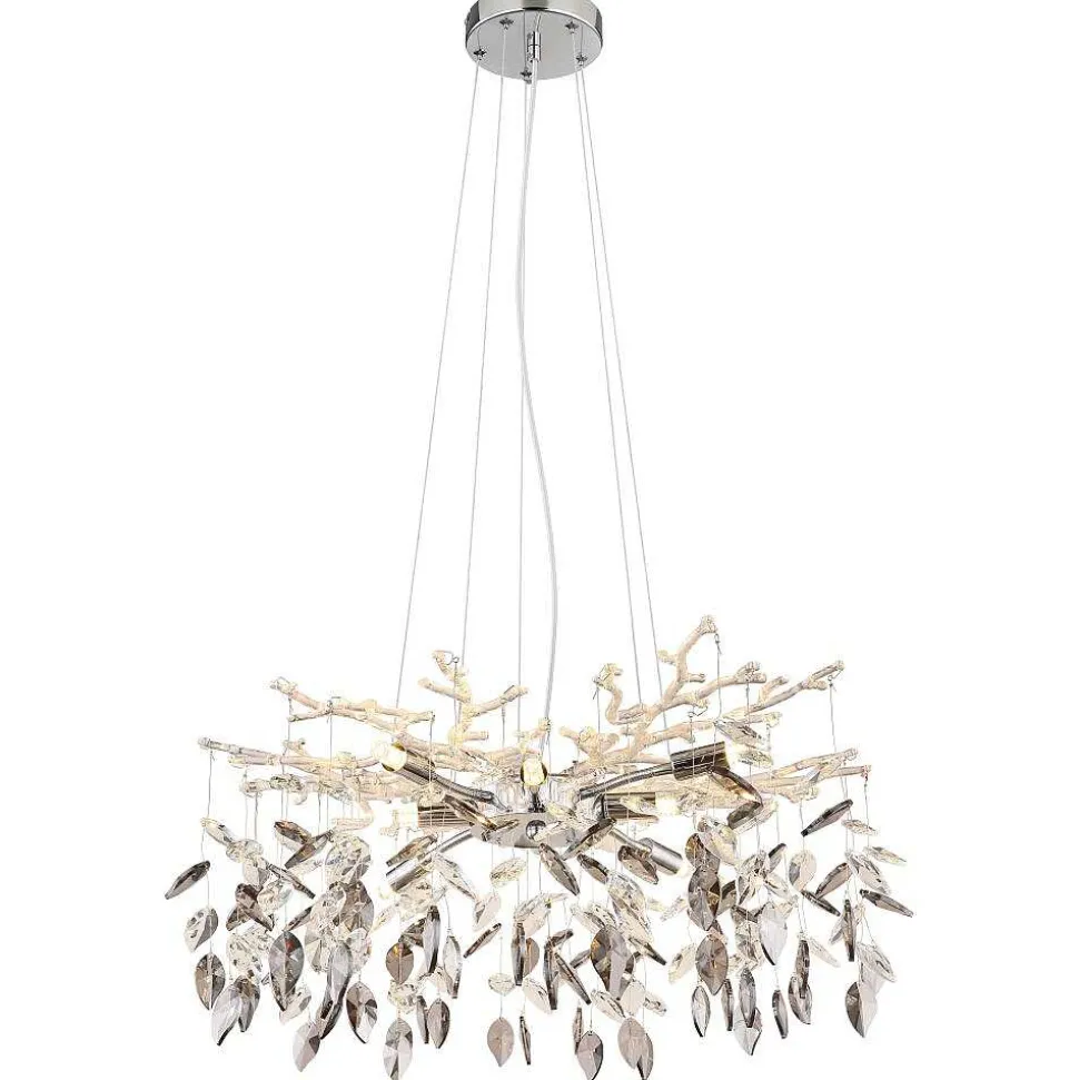 Lustre Globo Danna Chrome, 8 Lumieres