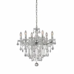 Lustre Ideal Lux Florian Chrome, 6 Lumieres