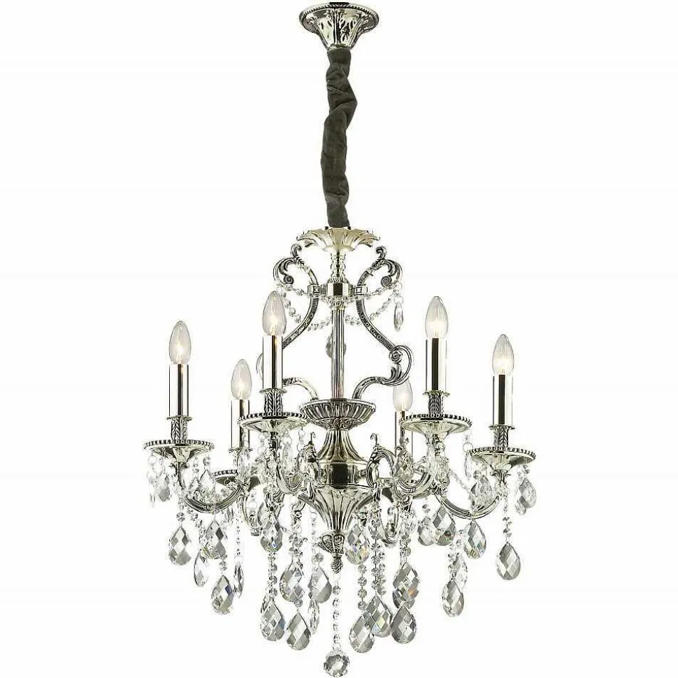 Lustre Ideal Lux Gioconda Argente, 6 Lumieres