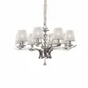 Lustre Ideal Lux Pegaso Blanc, 8 Lumieres