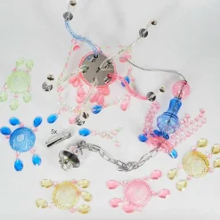 Lustre Malmback Multicolore, Chrome, 5 Lumieres