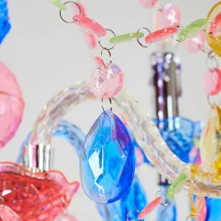 Lustre Malmback Multicolore, Chrome, 5 Lumieres