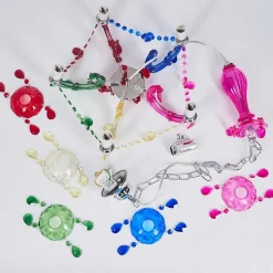 Lustre Malmback Multicolore, Chrome, 5 Lumieres