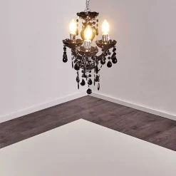 Lustre Malmback Noir, 3 Lumieres