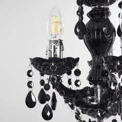 Lustre Malmback Noir, 3 Lumieres