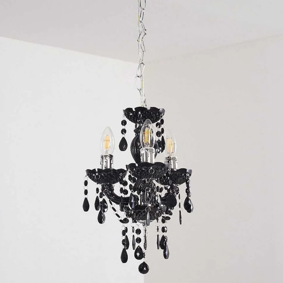 Lustre Malmback Noir, 3 Lumieres