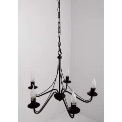 Lustre Reality Rouille, 5 Lumieres