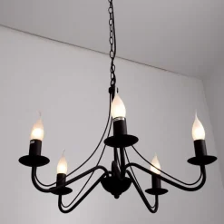 Lustre Reality Rouille, 5 Lumieres