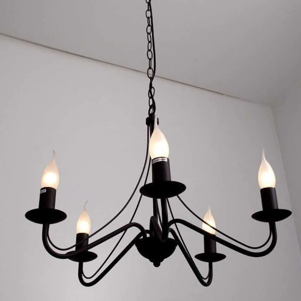 Lustre Reality Rouille, 5 Lumieres