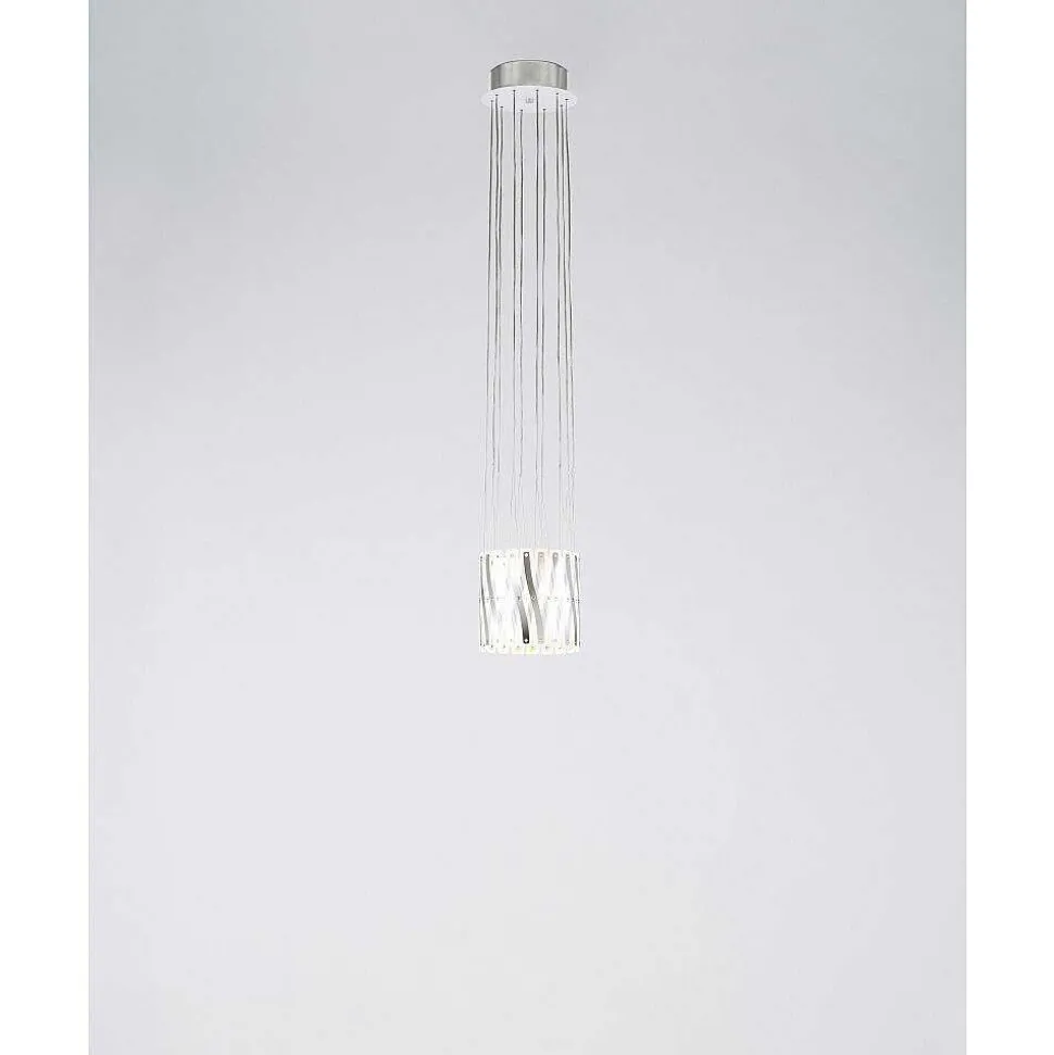 Lustre Serien Lighting Zoom Acier Inoxydable, 20 Lumieres