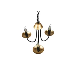 Lustre Trio Livia Noir, 3 Lumieres