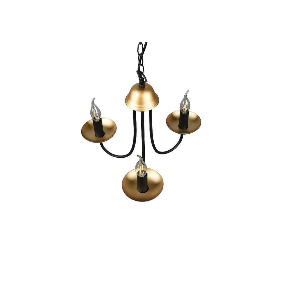 Lustre Trio Livia Noir, 3 Lumieres