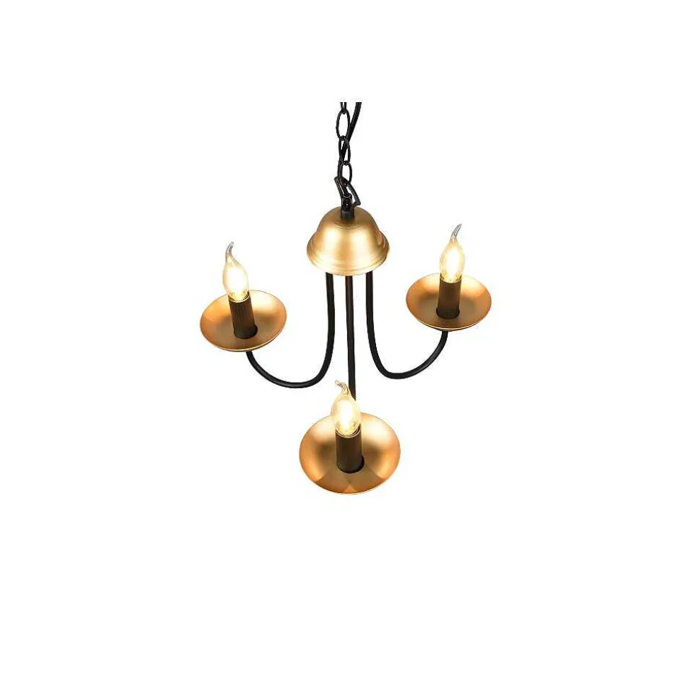 Lustre Trio Livia Noir, 3 Lumieres