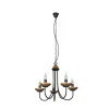 Lustre Trio Livia Noir, 5 Lumieres