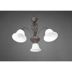 Lustre Trio-Leuchten Rustica Rouille, 3 Lumieres