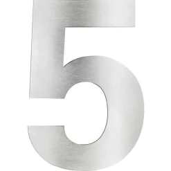 Numeros De Maison Lcd 5 Acier Inoxydable