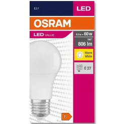 Osram Classic A Led E27 8,5 Watt 2700 Kelvin 806 Lumen