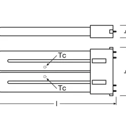 Osram Dulux 2G10 12 Watt 3000 Kelvin 1350 Lumen