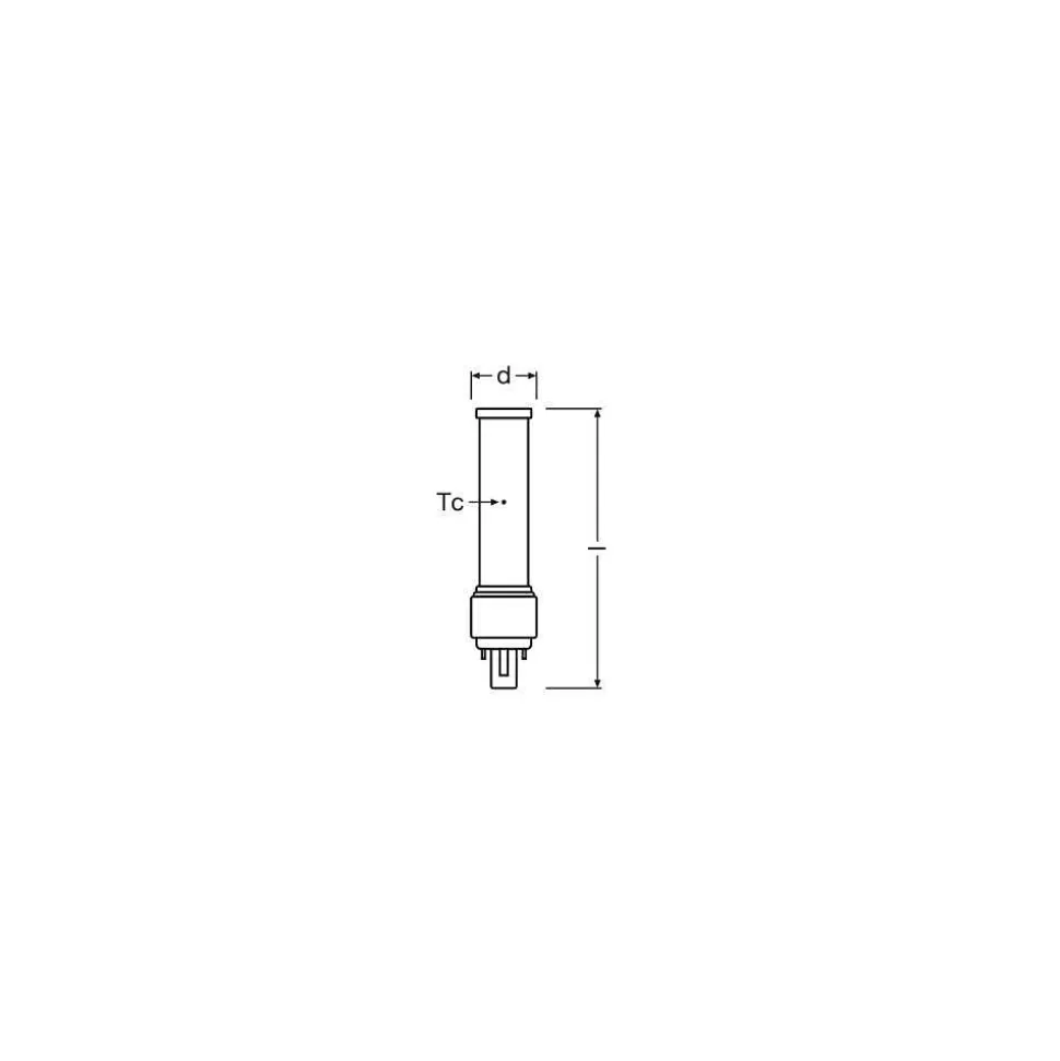 Osram Dulux G24D-1 5 Watt 3000 Kelvin 540 Lumen