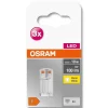 Osram Led Base Pin Set De 3 Ampoules G4 0,9 Watt 2700 Kelvin 100 Lumen
