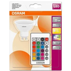 Osram Led Gu10 Rgbw 4,5 Watt 2700 Kelvin 250 Lumen