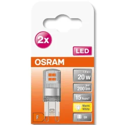 Osram Led Pin Set De 2 Ampoules G9 1,9 Watt 2700 Kelvin 200 Lumen