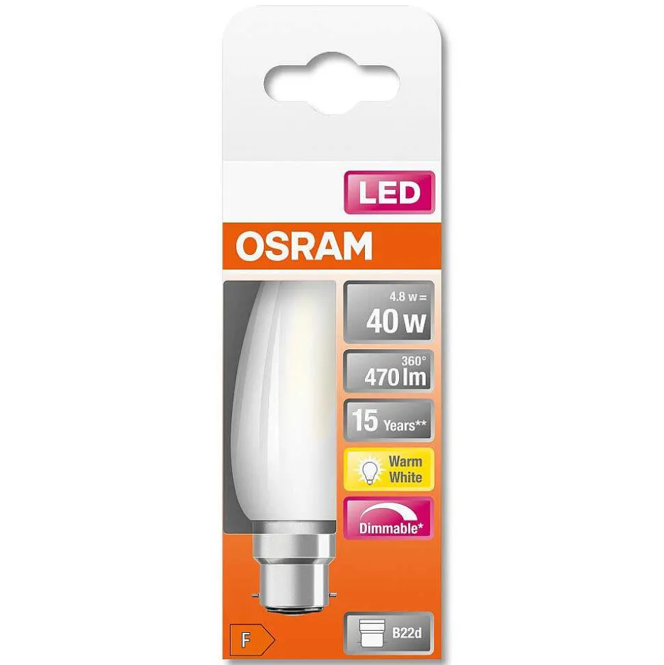 Osram Led Retrofit B22D 4,8 Watt 2700 Kelvin 470 Lumen