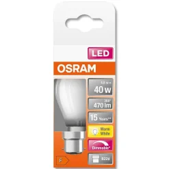 Osram Led Retrofit B22D 4,8 Watt 2700 Kelvin 470 Lumen