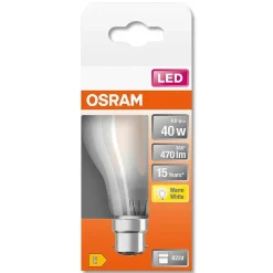 Osram Led Retrofit B22D 4 Watt 2700 Kelvin 470 Lumen