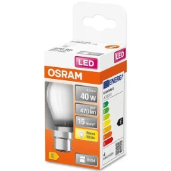Osram Led Retrofit B22D 4 Watt 2700 Kelvin 470 Lumen