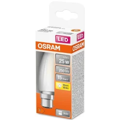Osram Led Retrofit B22D 2,5 Watt 2700 Kelvin 250 Lumen