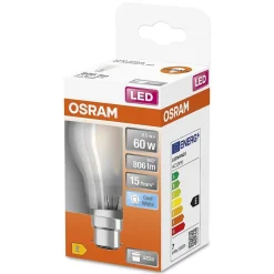 Osram Led Retrofit Led B22D 6,5 Watt 4000 Kelvin 806 Lumen