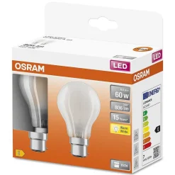 Osram Led Retrofit Lot De 2 E27 4 Watt 2700 Kelvin 420 Lumen