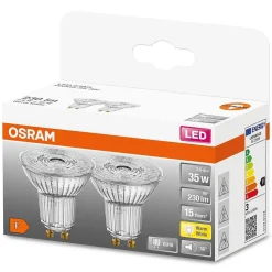 Osram Led Star Lot De 2 Gu10 2,6 Watt 2700 Kelvin 230 Lumen