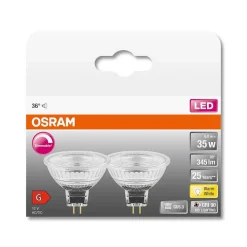 Osram Lot De 2Led Superstar Gu5.3 5 Watt 2700 Kelvin 345 Lumen