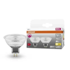 Osram Lot De 2Led Superstar Gu5.3 5 Watt 2700 Kelvin 345 Lumen