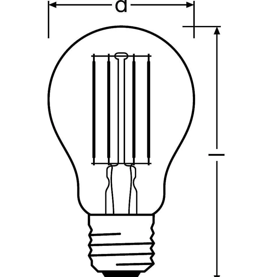 Osram Set De 3 Led E27 7,5 Watt 2700 Kelvin 1055 Lumen