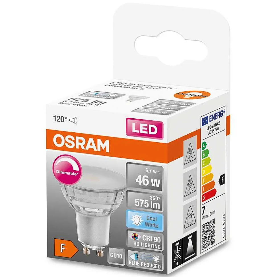 Osram Superstar Plus Led Gu10 6,7 Watt 4000 Kelvin 575 Lumen