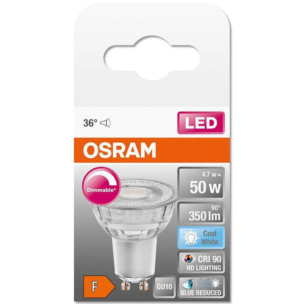 Osram Superstar Plus Led Gu10 4,7 Watt 4000 Kelvin 350 Lumen
