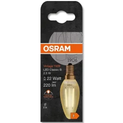 Osram Vintage 1906® Led E14 2,5 Watt 2400 Kelvin 220 Lumen
