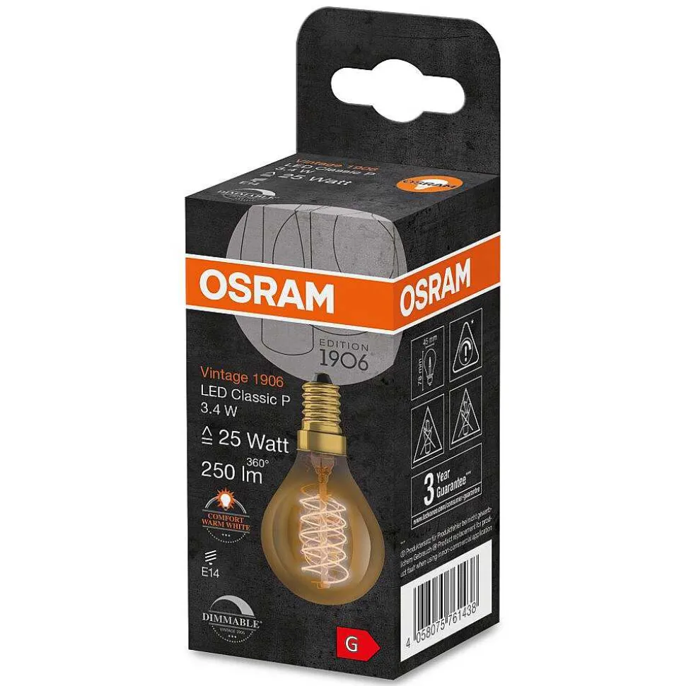 Osram Vintage 1906® Led E14 3,4 Watt 2200 Kelvin 250 Lumen