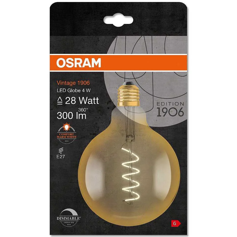 Osram Vintage 1906® Led E27 4 Watt 2000 Kelvin 300 Lumen