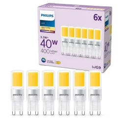 Philips Bruleur 6 Pieces Led Gu9 3,2 Watt 2700 Kelvin 400 Lumen